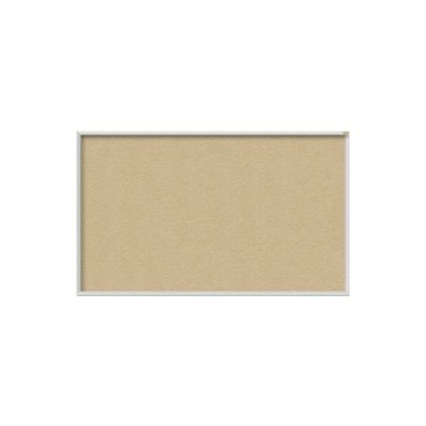 Ghent Ghent 3' x 5' Bulletin Board - Caramel Vinyl Surface - Silver Frame AV35-181